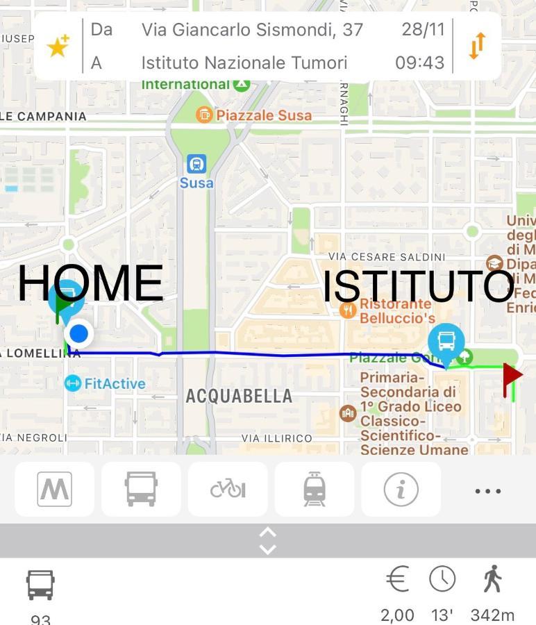 Sismondi Top Apt Милан Экстерьер фото